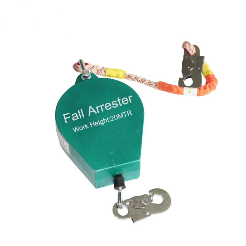 

Lifeline System Rescue Rope Grab Retractable Type Fall Arrester 5m 6m 10m 30m 150kg Vertical for Climbing