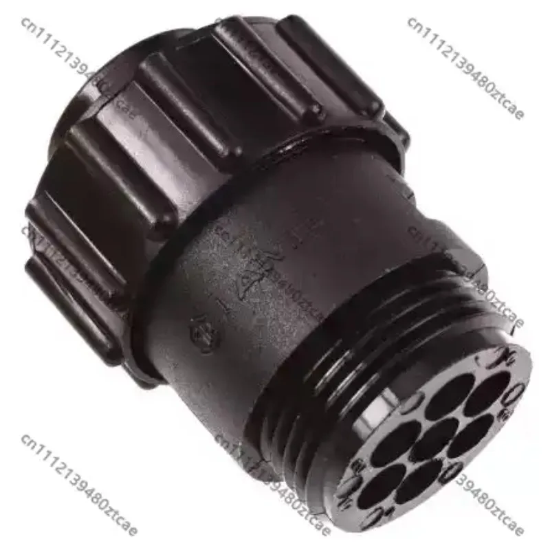 Cable Installed 7 Position Male Connector Housing 211400-1, Compact Wiring Plastic Shell For Control Equipment Circuit