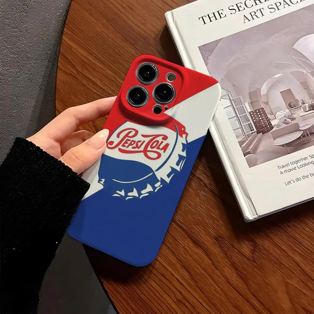 حافظة هاتف PepsiES لهاتف آيفون 16 برو ماكس 16 15 14 13 12 11 برو ماكس بلس غطاء شخصي ناعم #1