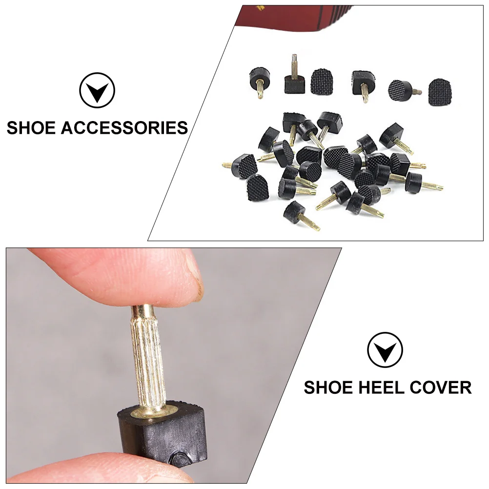 

30 Pairs High Heel Covers Durable TPU Protective Shoe Protectors Accessories Cold Wear Oil Resistant U Shaped Stabilize Elegant
