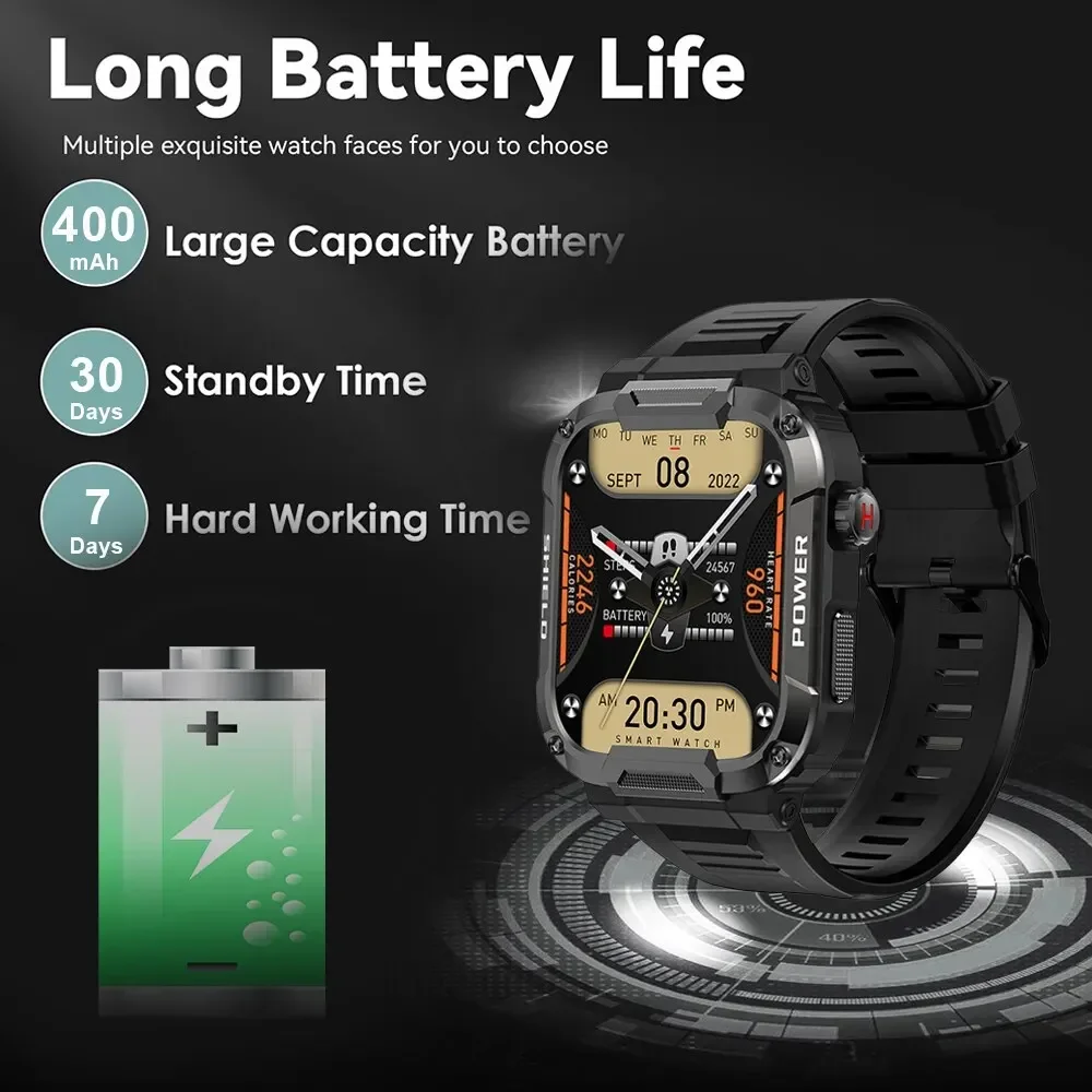 Xiaomi Mijia ساعة ذكية للرجال بلوتوث دعوة Smartwatch IP68 مقاوم للماء الرياضة اللياقة البدنية 24 ساعة HR مراقب لنظام أندرويد IOS