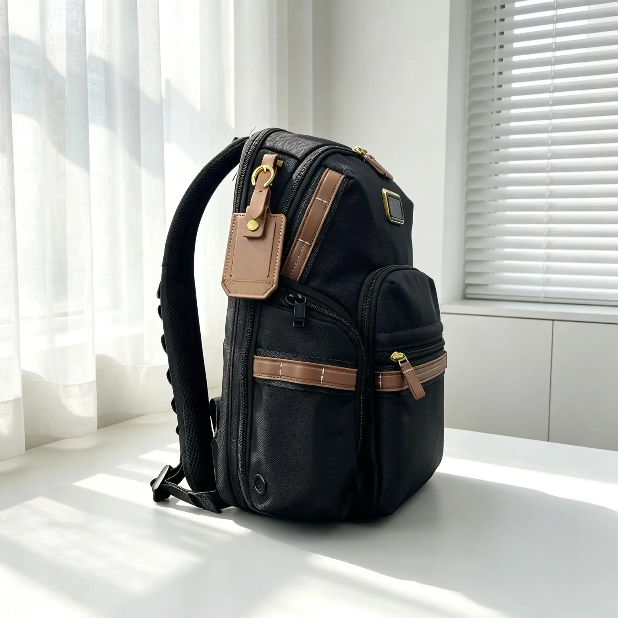 Nylon Casual Backpack for Men, Large Capacity Fashion Daypack, New Simple High Quality Backpack