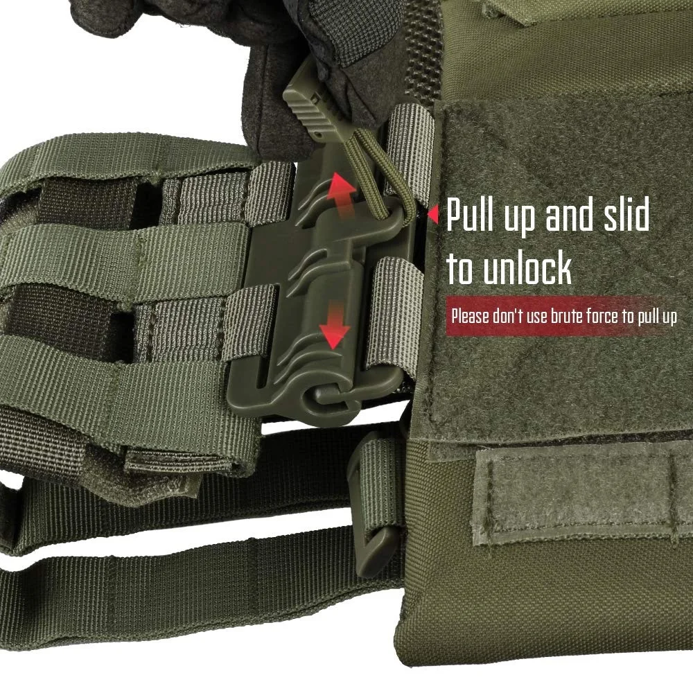 

Набор быстроразъемных пряжек для переносок пластин MOLLE Gear и тактический пакет, регулируемые застежки на поясе, прочные аксессуары для бронежилета