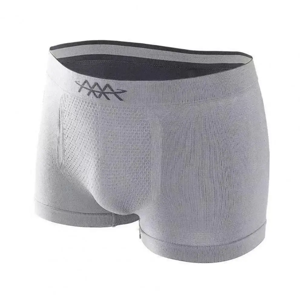 

Popular Super Soft Fashion Pattern Sweat Absorption Underwear Shorts U Convex Skin-touch Men Panties for Bathroom