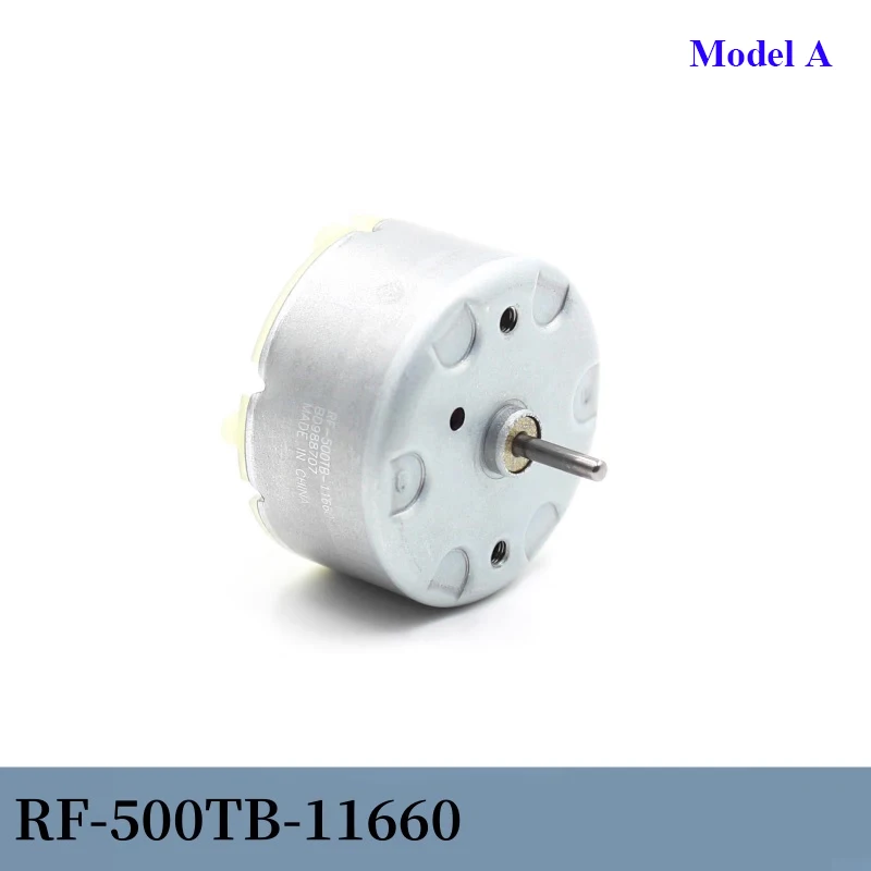 1PCS Mabuchi RF-500TB-11660 Mini 500 Motor DC 6V-12V 4700RPM Micro 32mm Round Spindle Motor DIY CD DVD Player Fragrance Sprayer