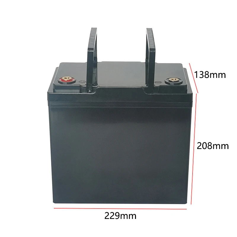 12V 30Ah 40Ah 50Ah 60Ah 80Ah 90Ah 105Ah lifepo4 battery storage box 18650/21700/26650/32650/33140 lithium battery plastic box