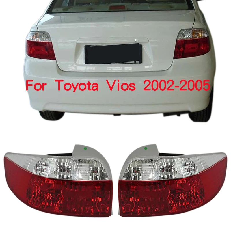 

Фонари задние для Toyota Vios 2002, 2003, 2004, 2005, без линий