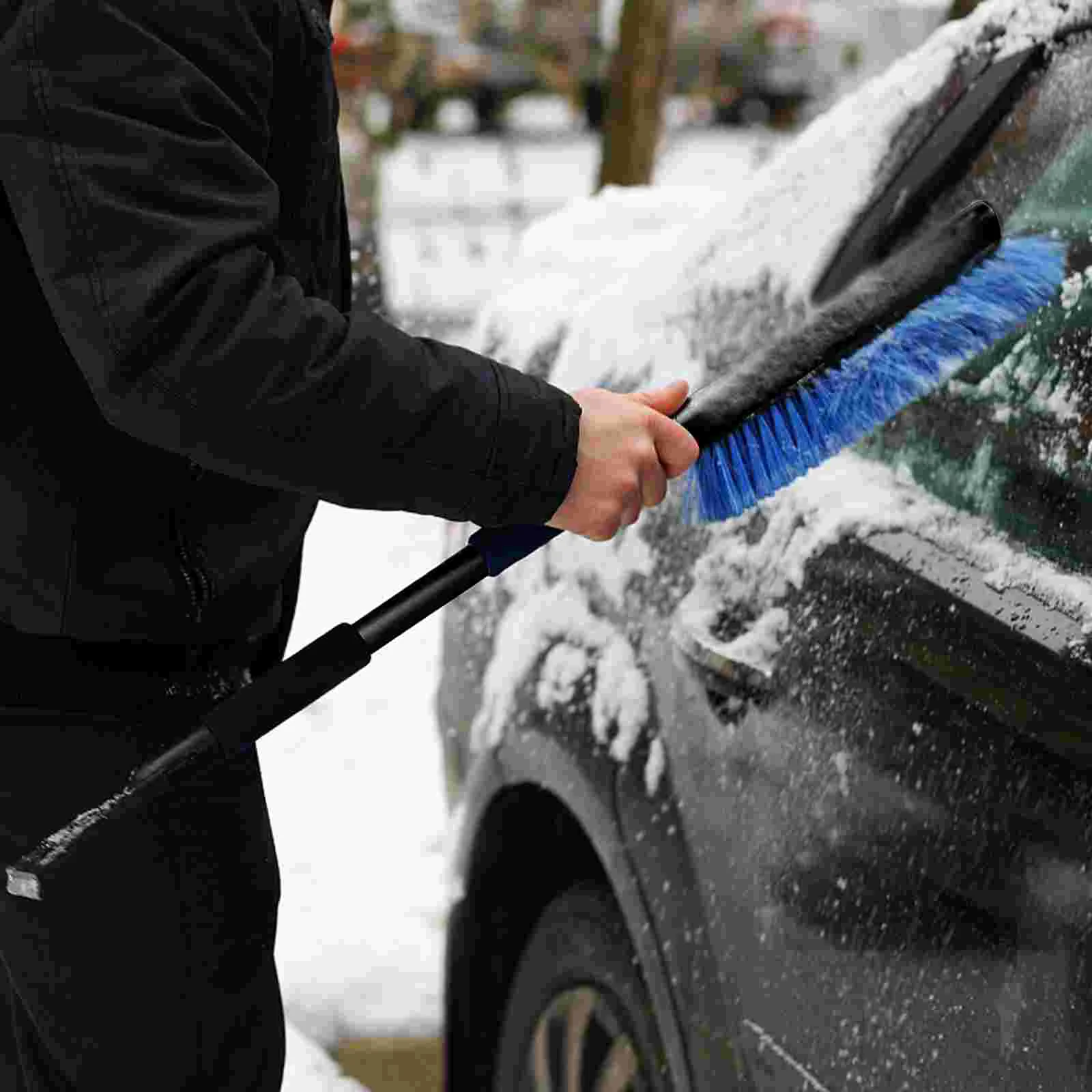 Snow Brush Car with Scraper Winter Deicing Auto Ice 2 1 Abs Removal Tool