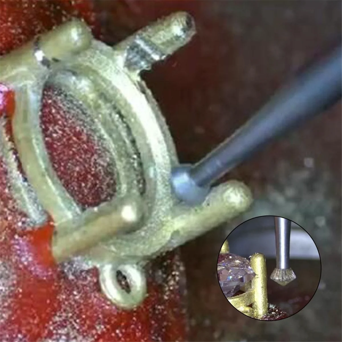 Aa84 12 peças 90o hart rebarba-3/32 Polegada haste 90 graus coração burs jóias gravura bits lapidário rebarbas conjunto