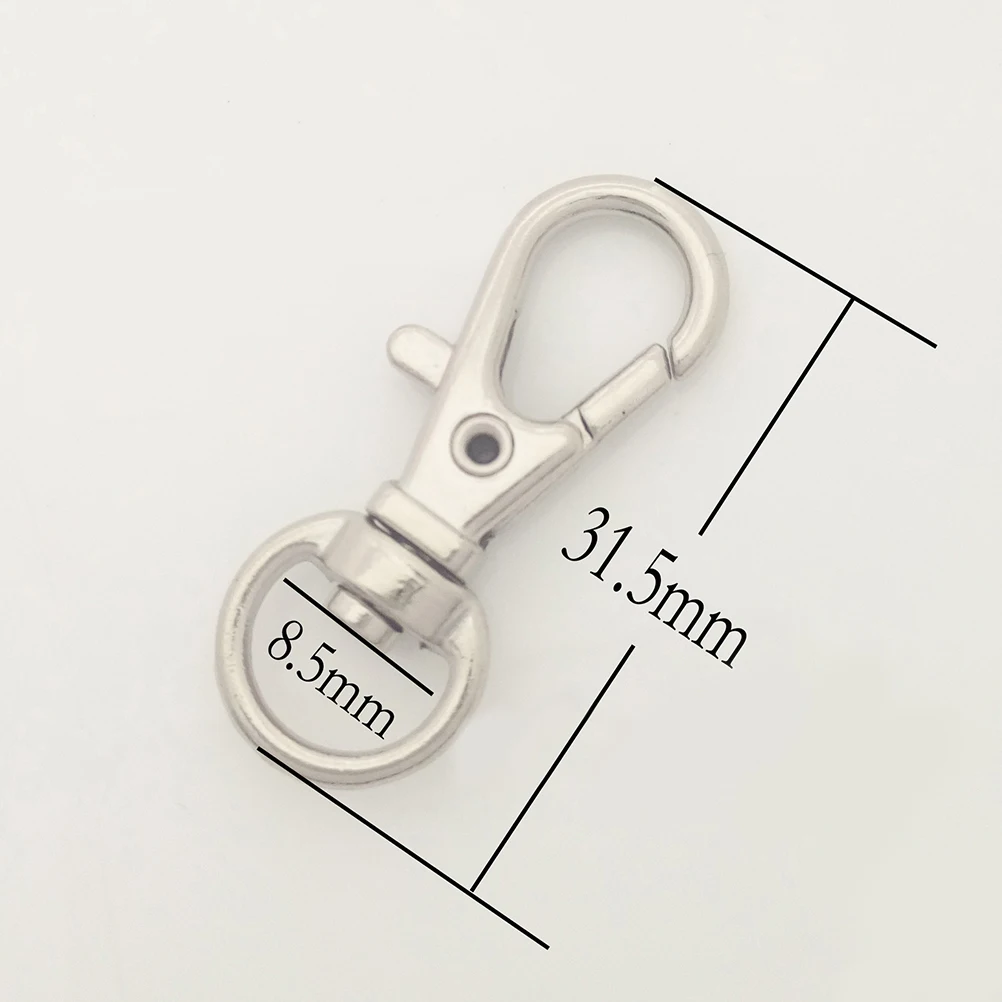 

60pcs Keychains Keyrings Webbing Buckle Hanging Pendant Decor Creative Premium Gift for Family Handbags Phone