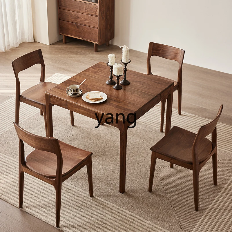 

lzr Home Modern Retro Square Table Dining Room Multifunctional Table 1m