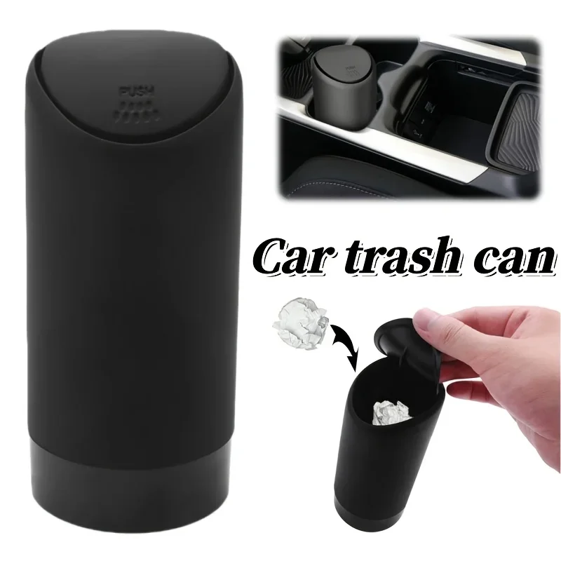 Portable Auto Silicone Trash Bin, Car Rubbish Storage Case, Multipurpose Car Interior Organizer