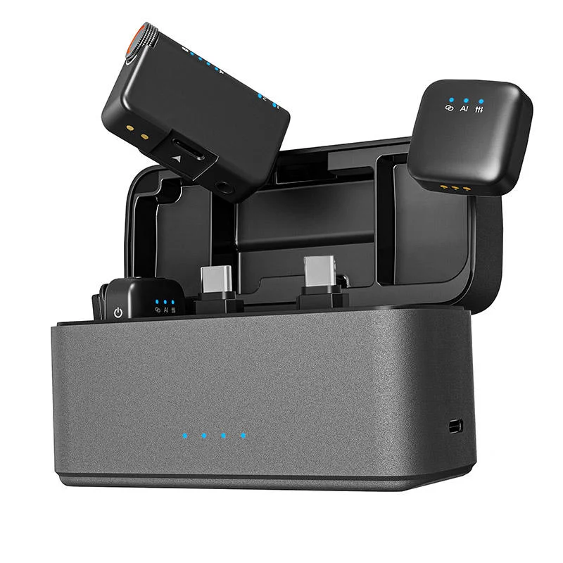 

Mini Wireless Lavalier Microphone with AI Noise Reduction and Real Sound for Live Performance Wireless Lavalier Microphone