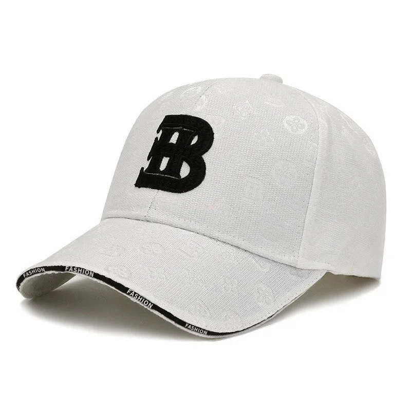 Summer Breathable Baseball Cap for Men Running Golf Fishing SunHat Adjustable Women Casual Snapback Caps Cotton Embroidery for B