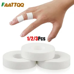 1/2/3Roll White Athletic Finger Tape - Foot Tape - No Sticky Residue & Easy to Tear - for Rock Climbing, Jiu-Jitsu, Grappling