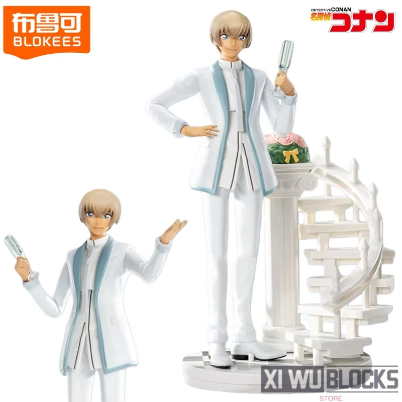 Nouveau BLOKEES Détective Conan ‌   Blocs de construction Miracle Version Robe blanche Amuro Tōru Furuya Rei Modèles à assembler Cadeaux de collection