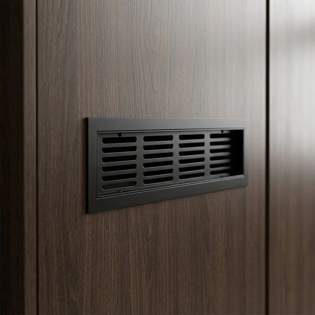 Grille Air Vent Household Premium Wall Black For Cupboard Multi-functional Replacement Ventilation Cover  Grille
