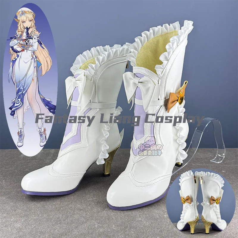 

Game Genshin Impact Nicole Reeyn Cosplay Shoes For Men Women Halloween Carnival Party Prop Shoes Woman Boots