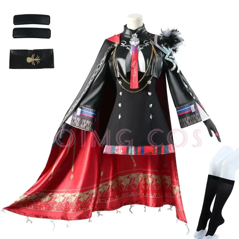 Arknights Lappland Cosplay Costume Uniform Anime Halloween Wig  Costumes for Men Game