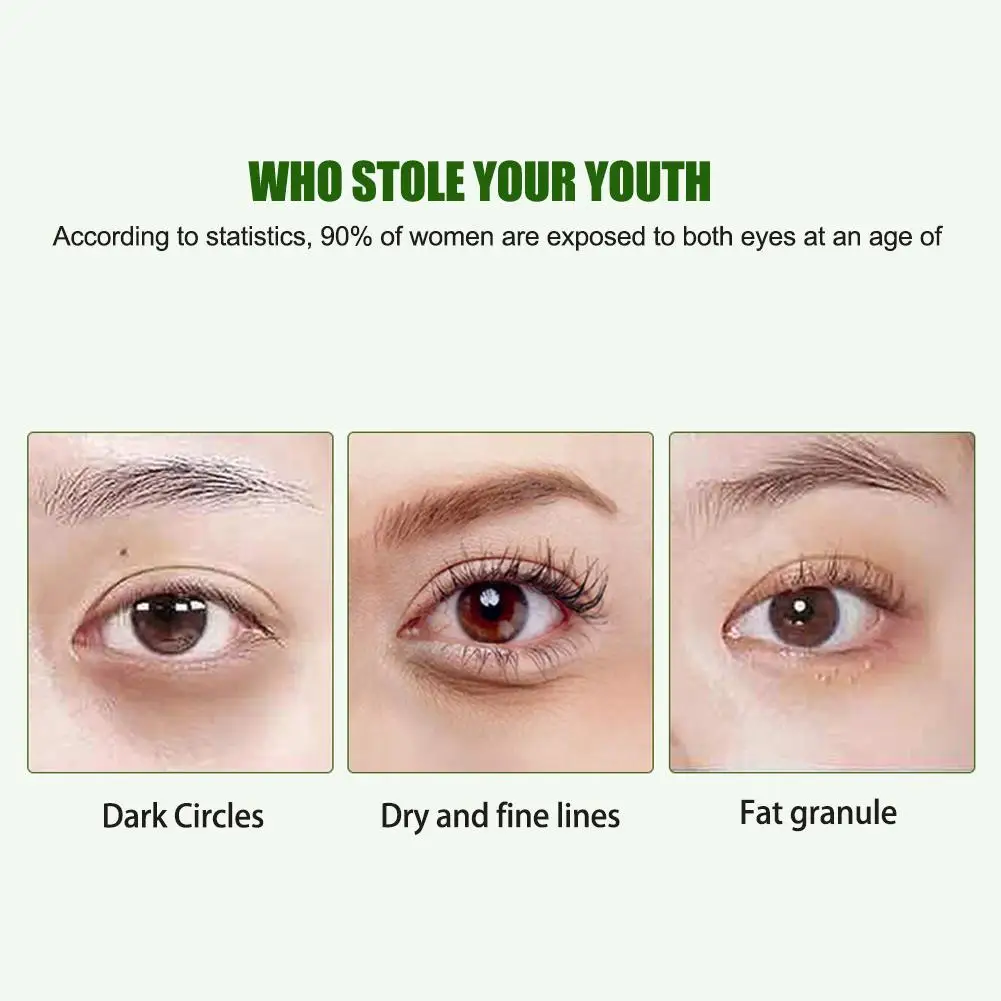 Avocado Eye Cream Remove Dark Circles Eyes Bags Puffiness Moisturizing Eyes Cosmetics Women Beauty Care Tighten Circles Reduce