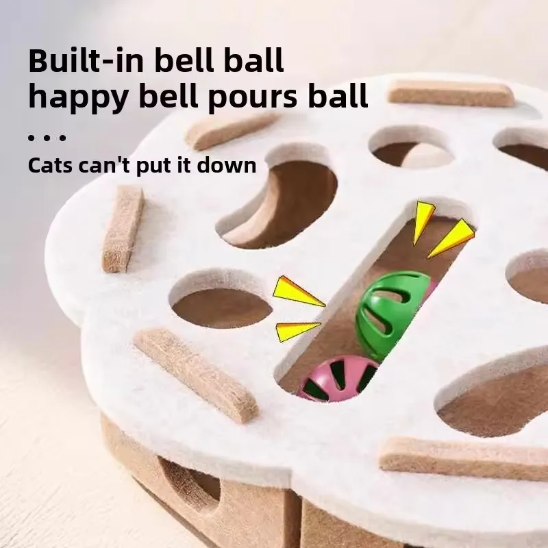 โพสต์ลับเล็บแมวป่านศรนารายณ์ในร่ม: ของเล่นลูกแมวแบบโต้ตอบสําหรับออกกําลังกาย อุปกรณ์ความบันเทิงในร่มที่สมบูรณ์แบบ