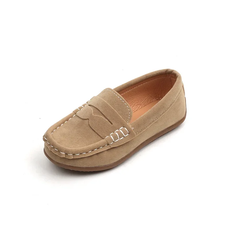 Wholesale Hot Selling Kid Loafer Spring Autumn Suede Kid Leather Shoe Light Gril Shoe Trend Allmatch Boy Shoe British Kid Shoes