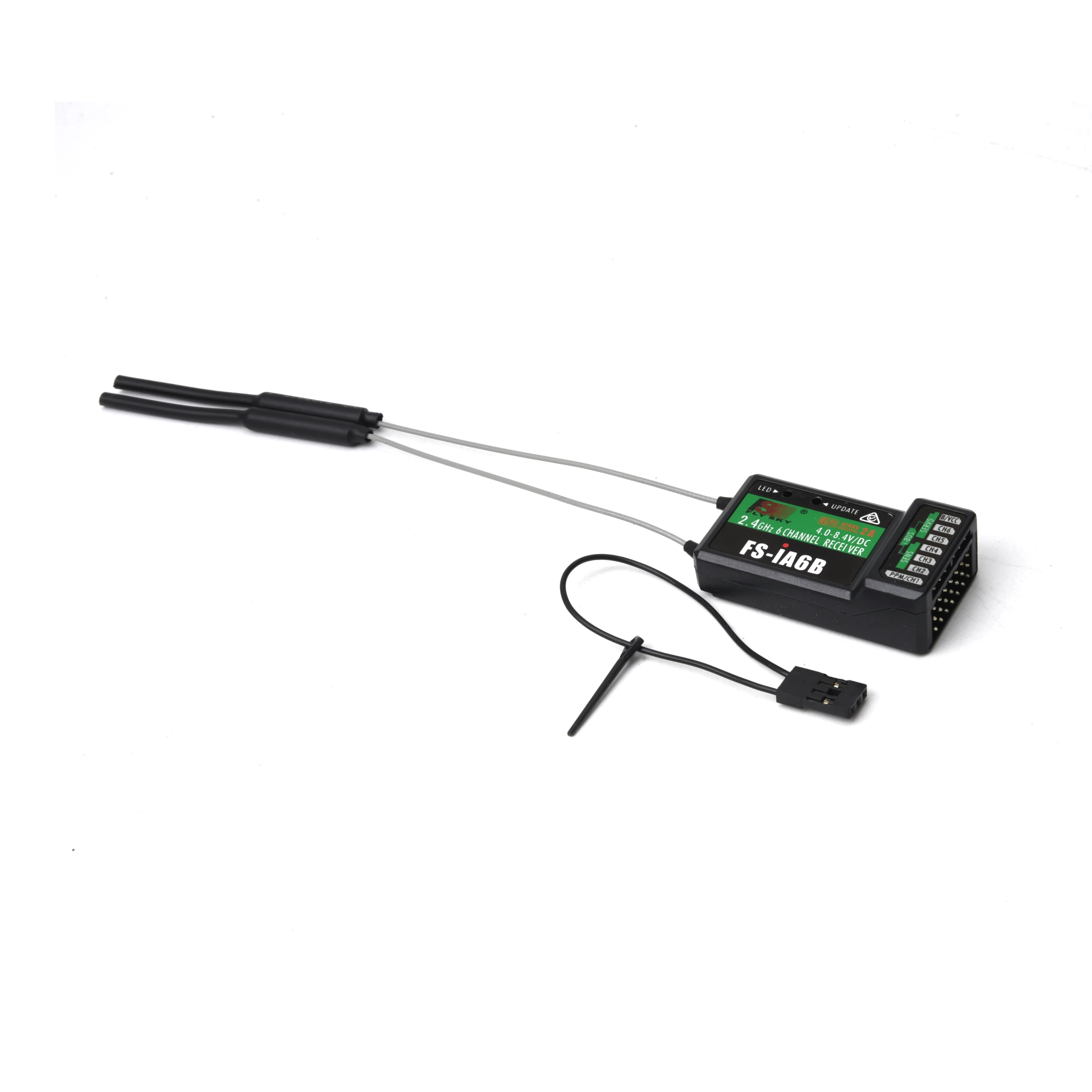 Flysky 2.4G 6CH FS-iA6B iA6B Receiver PPM Output With iBus Port Compatible with FS-i4 FS-i6 FS-i10 Transmitter