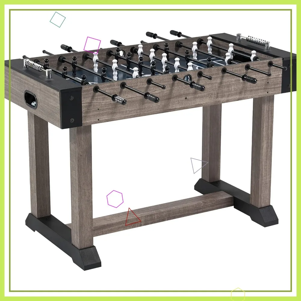 

48" Foosball Table with Durable MDF & Steel Rods, Tabletop Soccer for Game Room