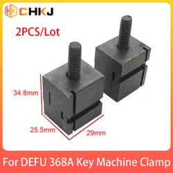 CHKJ-Vertical Key Machine Fixture para DEFU, máquina de corte chave, braçadeira, cópia máquina Fixture, serralheiro Tools, 368A, 2pcs por lote