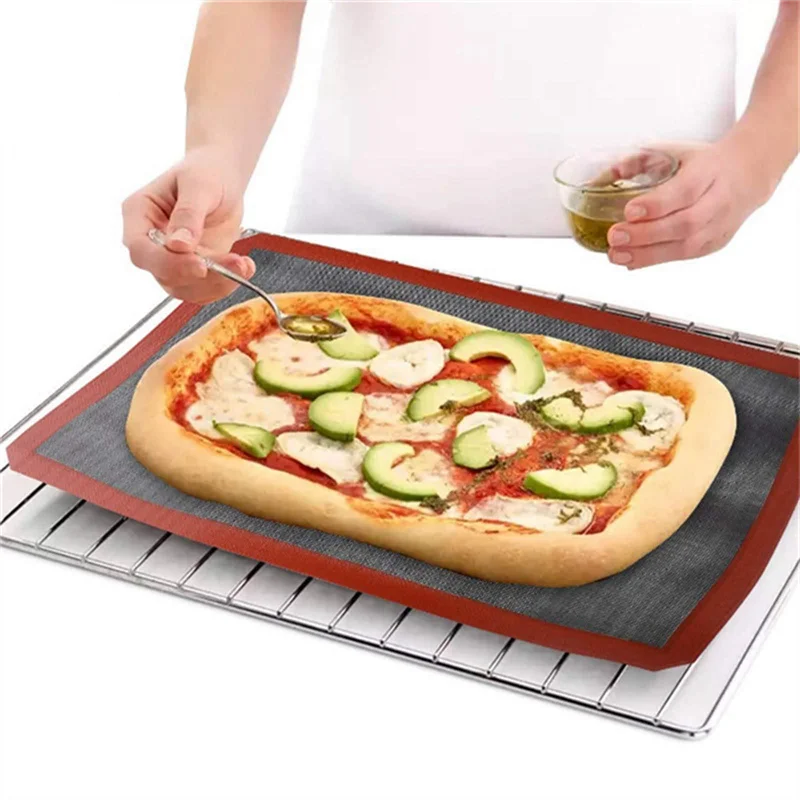 AD23-2PCS Perforated Silicone Baking Mat Non-Stick Baking Oven Sheet For Cookie /Bread/ Macaroon/Biscuits Kitchen Tools