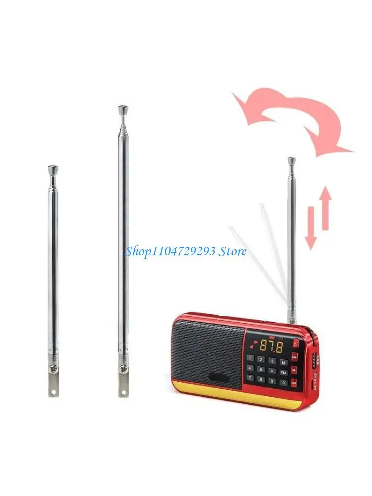 Y2GD 5/7 Section Replacement Telescopic Aerial Antenna Radio Universal HDTV Radio Telescopic Aerial Antenna