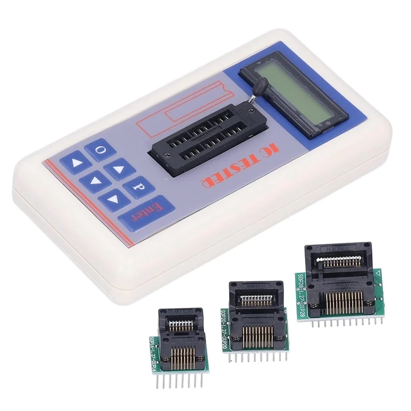 Imagem -05 - Transistor Capacitor Tester Verificador de Diodo Detector de Circuito Integrado Modo Automático 5v 3.3v Venda Quente ic