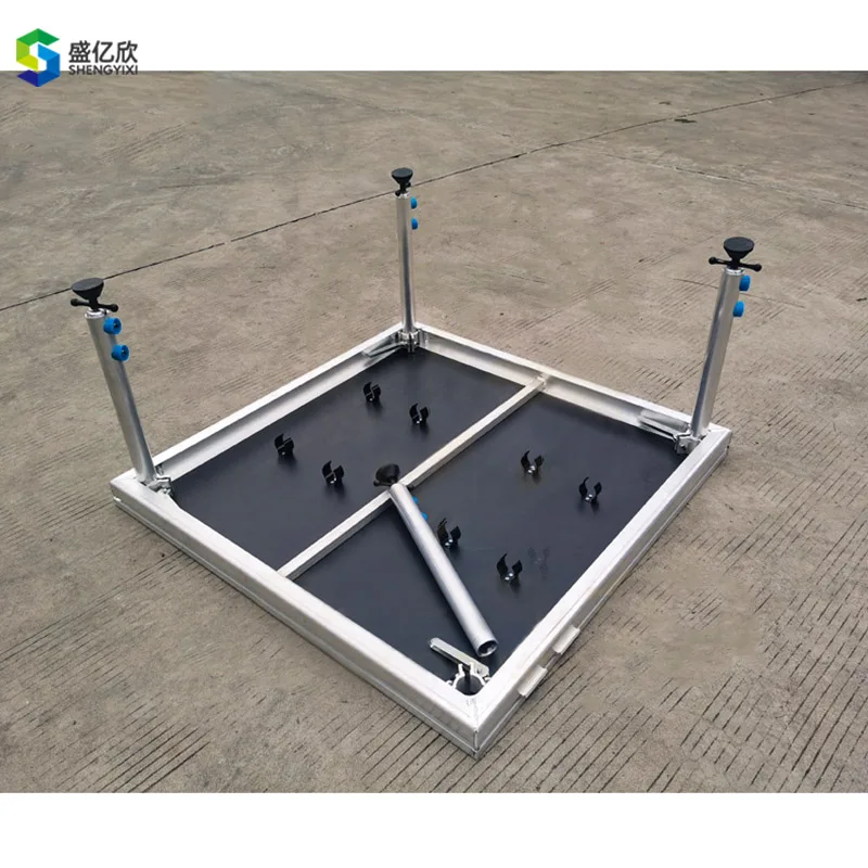 High Quality Outdoor Concert Stage Aluminum Wedding 4 Legs Stage