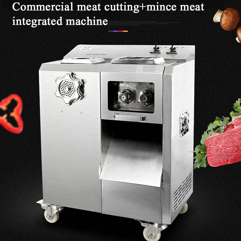 Blade Electric Food Slicer Grinder Home Meat Slicer Machine Commercial Deli Meat Cheese Beef Mutton Turkey Cutter