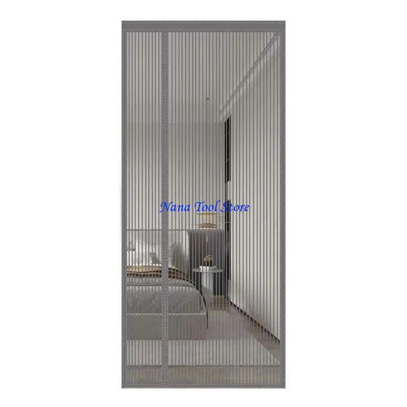 31GJ Polyester Net Door Cover With Reinforced Border And Automatic Closing For Fly Control 90 X 210