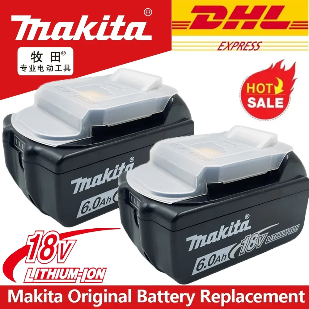 

100% Original Makita 18V Replacement Battery Accessories BL1860B BL1860 BL1850B BL1850 BL1830 Li-ion Rechargeable batteries