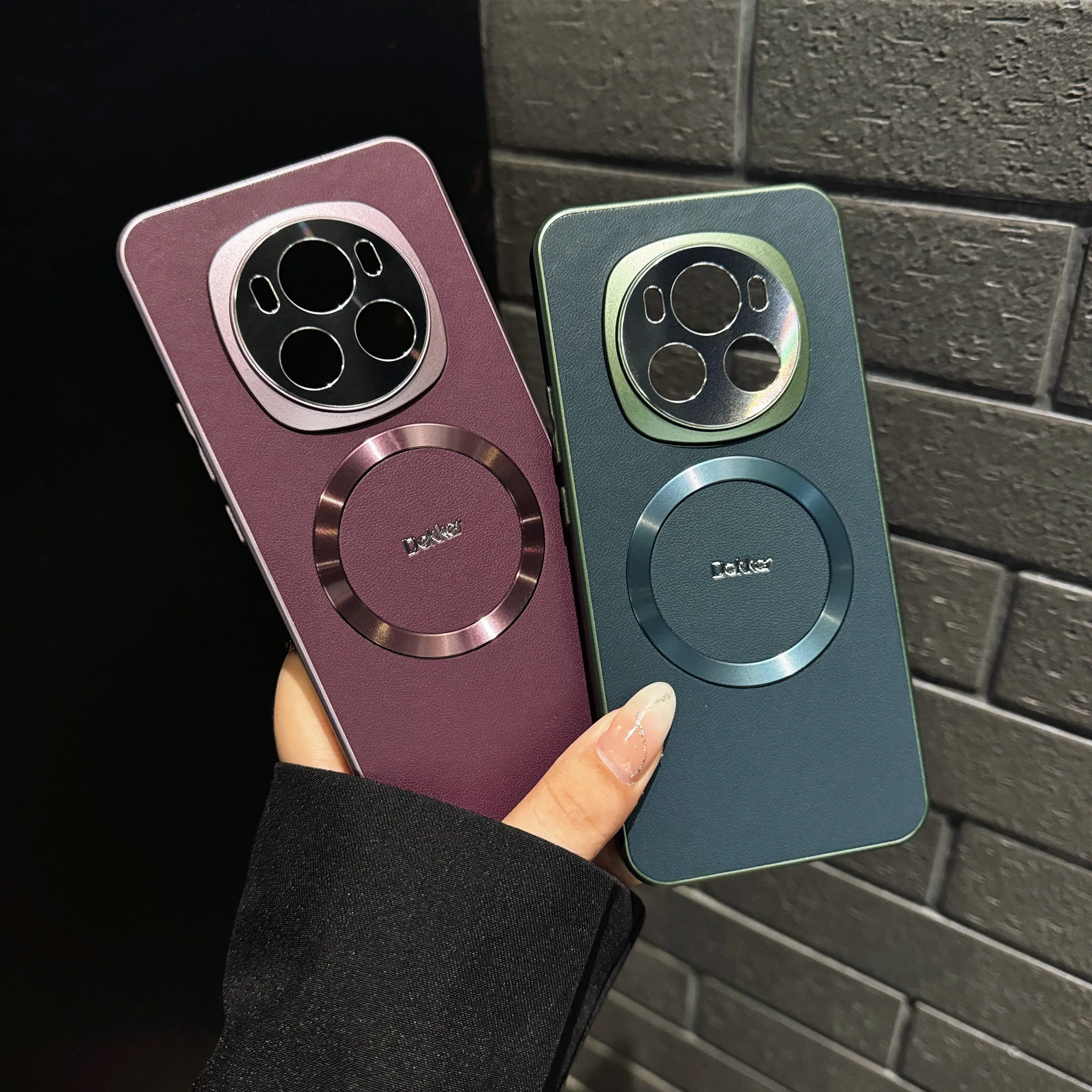 

Роскошный кожаный чехол для телефона Honor Magic 7 Pro 6 200 Pro с магнитной беспроводной зарядкой, ультратонкий мягкий противоударный чехол из ТПУ