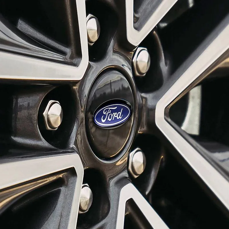 Ford ABS 65mm Car Wheel Center Cap Hub Covers Badge Accessories For Fiesta Mk7 Focus 2 Mk3 F150 Mondeo C-Max Fusion Ranger Escor view 4