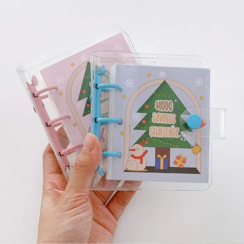 Creative Savings Deposit Bag, Cash Ledger, Mini Savings Binder, Binder Envelope Savings Challenge Book, Mini Budget Hanging Chart