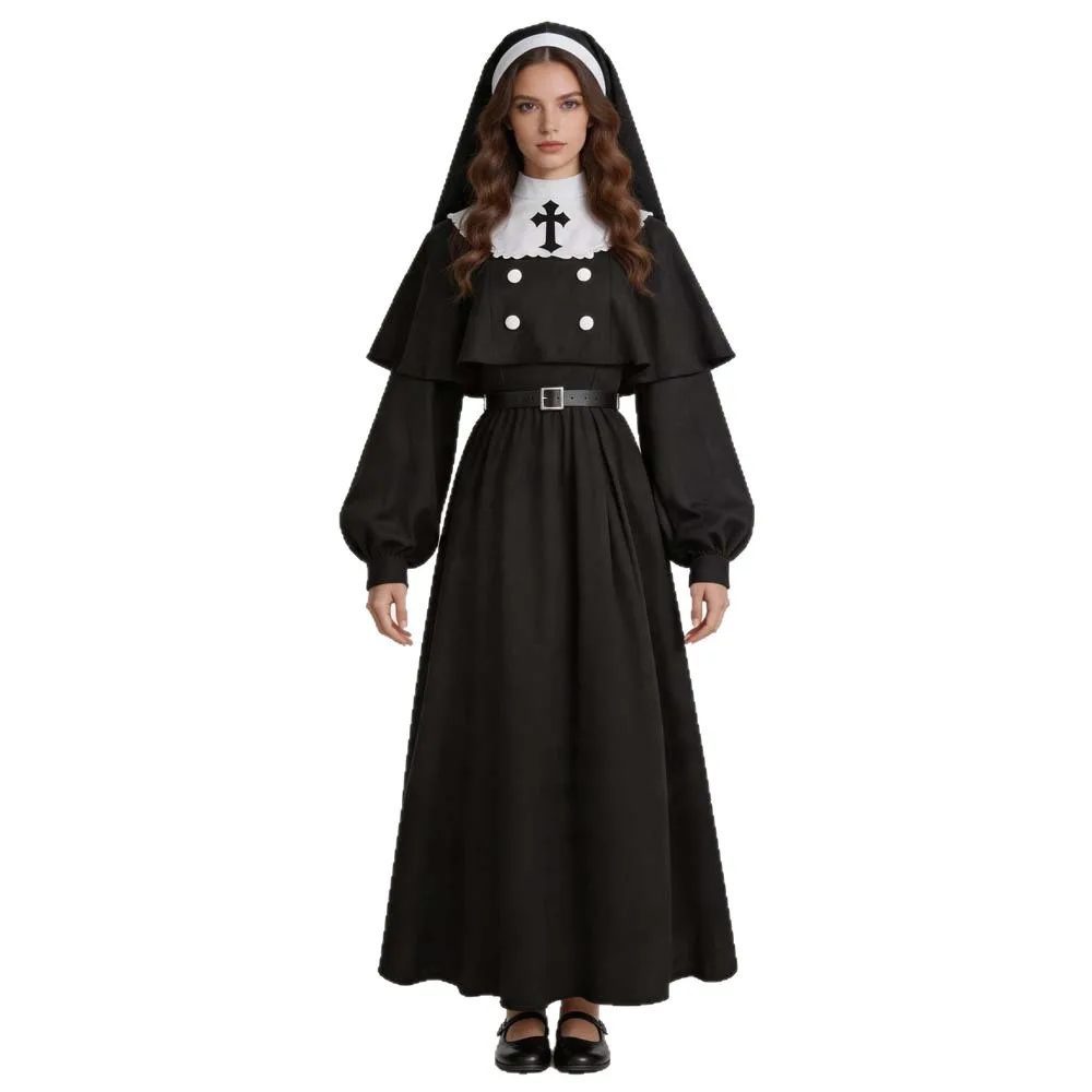 Déguisement Nonne Effrayante Femme – photo 3