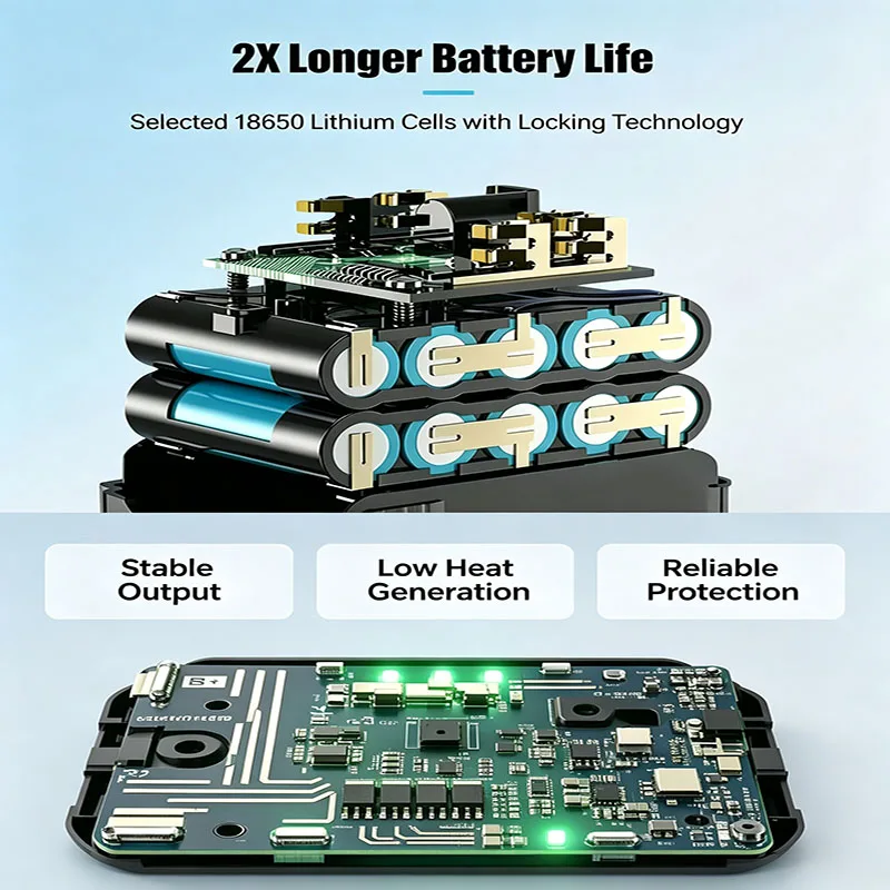21V Battery Pack 5S2P Li-ion 6000mah 9000mah 12000mah Fast Charging Safety Certified for Makita 21V Electric Drill/Driver Tools