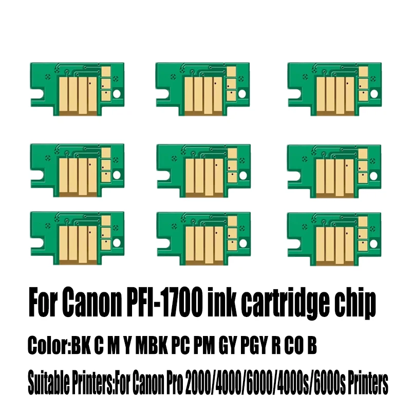 

Чип для картриджа PFI-1700 для принтеров Canon Pro 2000, 4000, 6000, 000s, 6000s