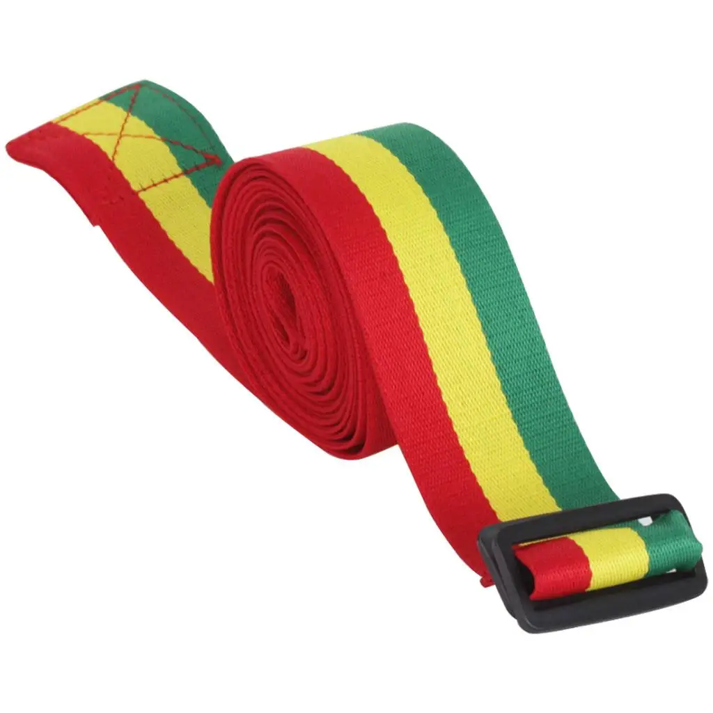 Correa de algodón para djembé, tricolor, accesorio de percusión ajustable para tambor de mano Bougarabou Ashiko
