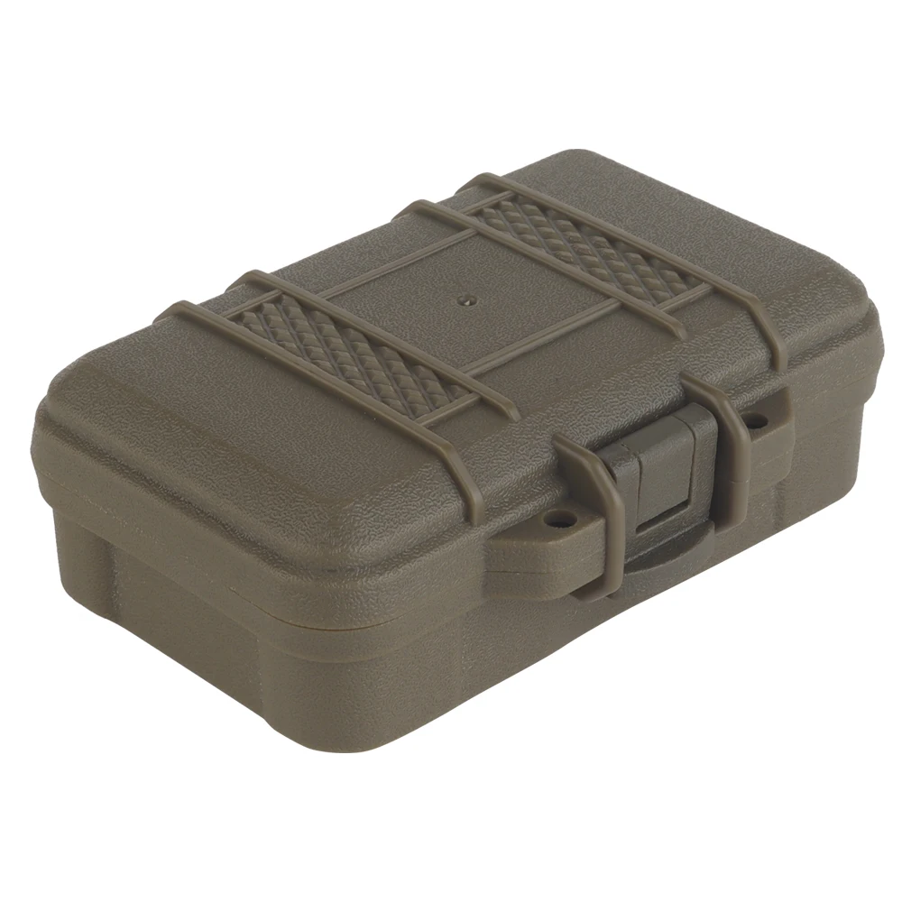 9.8*5.8cm Plastic Tooling Box Waterproof Sealed Shockproof Instrument Case Small Collectible Storage Safety Organizer Case