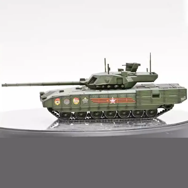 1/72 Scale Diecast Russian T-14 Amata Main Battle Tank Red Field Parade Finished Model Tank Model Collection Display Toys Gift