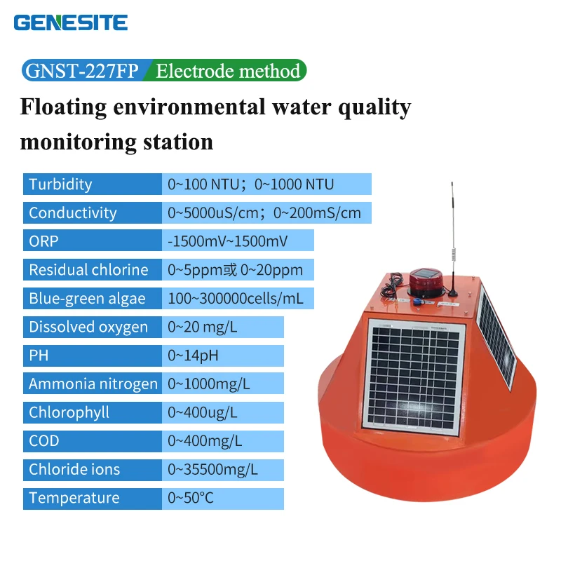 Multi-parameter Water Quality Monitoring Chamber Floating Multi Parameter Monitor for Aquaculture