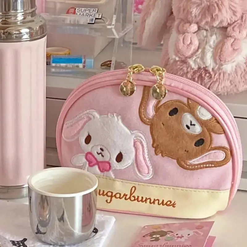 Sugarbunnies Shell Shape Storage Bag Handheld Mini Makeup Bag Cute and Sweet Coin Purse Anime Peripherals Friend Birthday Gift