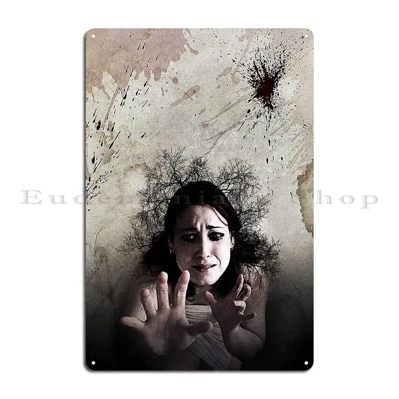 تاج الشوك لوحة معدنية مطبوعة نادي سينما جدار اللوحة المرآب تين تسجيل ملصق