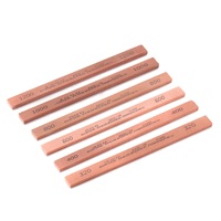 6Pcs/Set 320 to 1200 Grit Oil Stone White Corundum Whetstone Grinding Sand Oil Stone Knife Sharpener Sharpening Stone