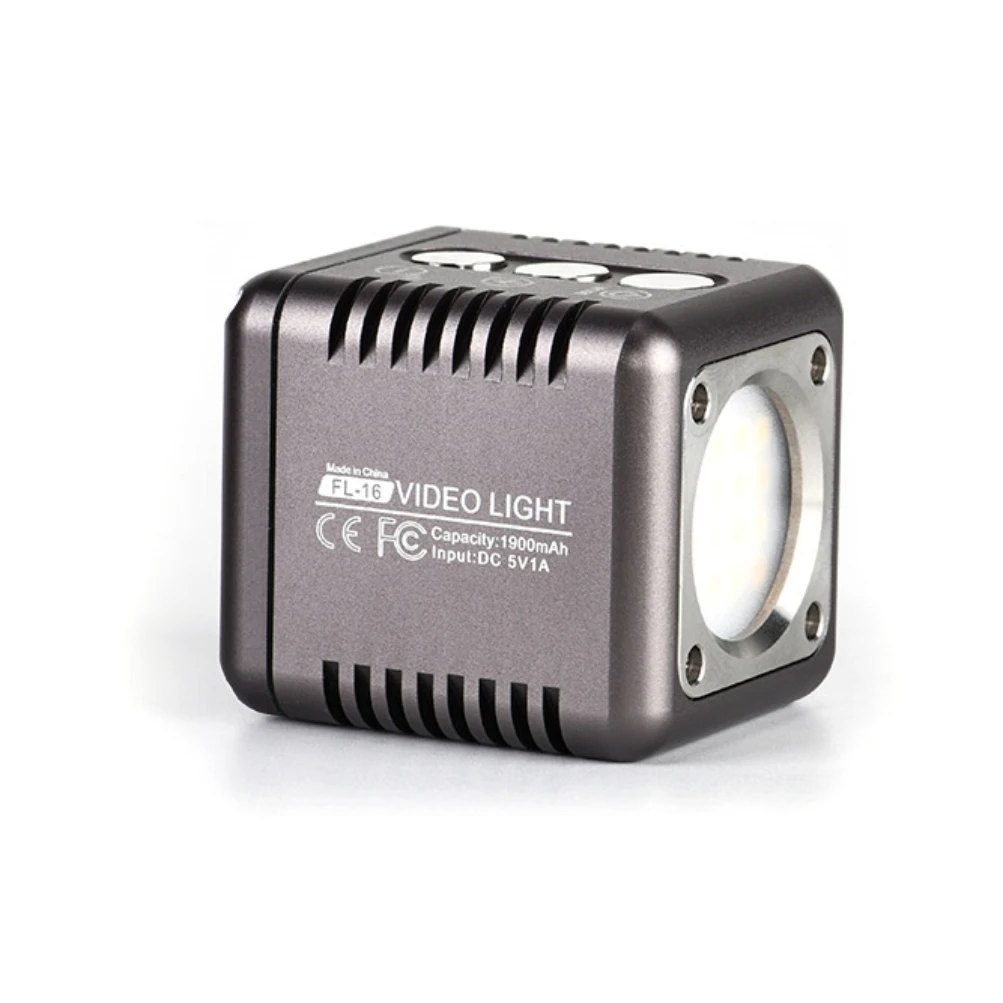 SUNWAYFOTO Mini LED Light FL-16 for Camera Video Photography 3000-5500k IP66